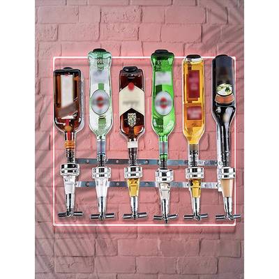 壁挂式倒酒架倒酒器洋酒分酒器量取基酒调酒工具酒吧家用派对酒具