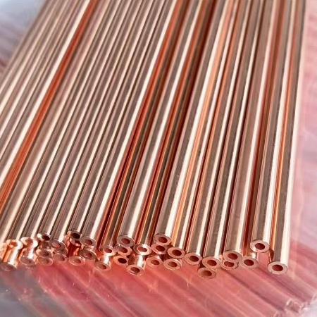 T2紫铜管软态毛细管无缝管小口径薄壁管红铜管纯铜管精密切割定制