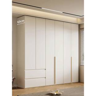 2025新款ENF级航空蜂窝铝合金衣柜分段式卧室家用定制储物柜衣橱