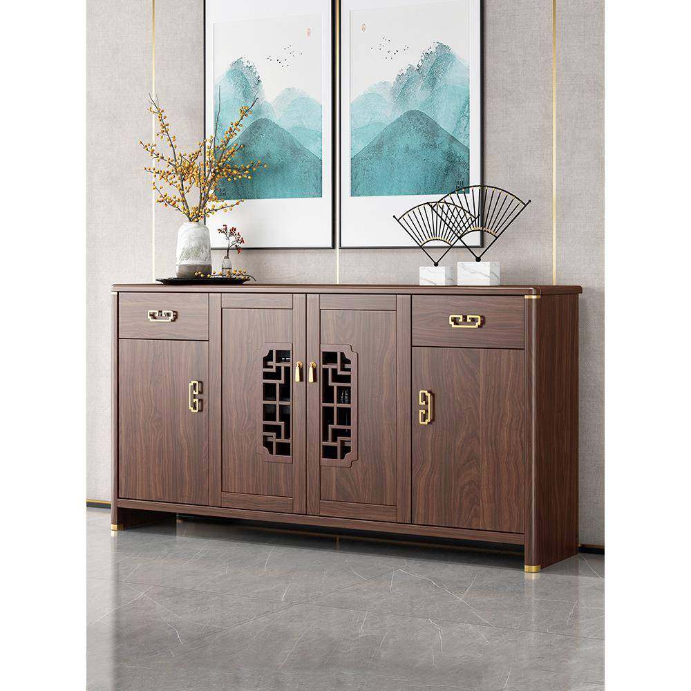 新中式实木餐边柜2025新款客厅酒柜茶水柜厨房收纳一体靠墙储物柜,住宅家具,餐边柜,淘宝优惠券,粉丝福利购,淘宝优惠卷