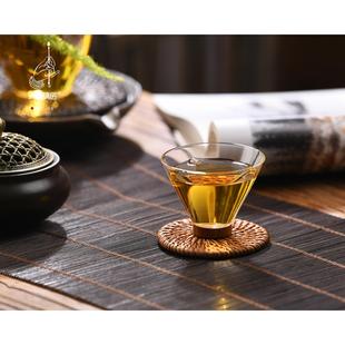 天久璃匠耐热玻璃茶具小品杯个人杯主人杯品茗杯