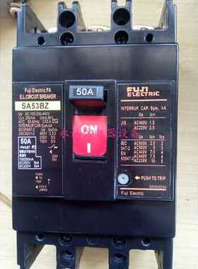 **原装正品日本FUJI塑壳断路器SA53BZ 3P 30A现货,质保一