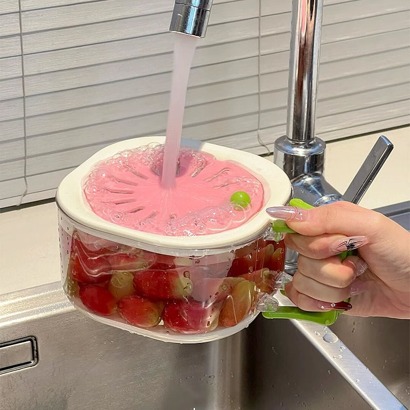【厨房好物】水龙头洗菜盆洗水果沥水篮2025新款食级姜妍同款