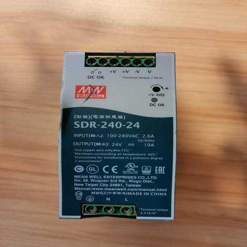 明纬电源 SDR-240-24 24V 10A~询价