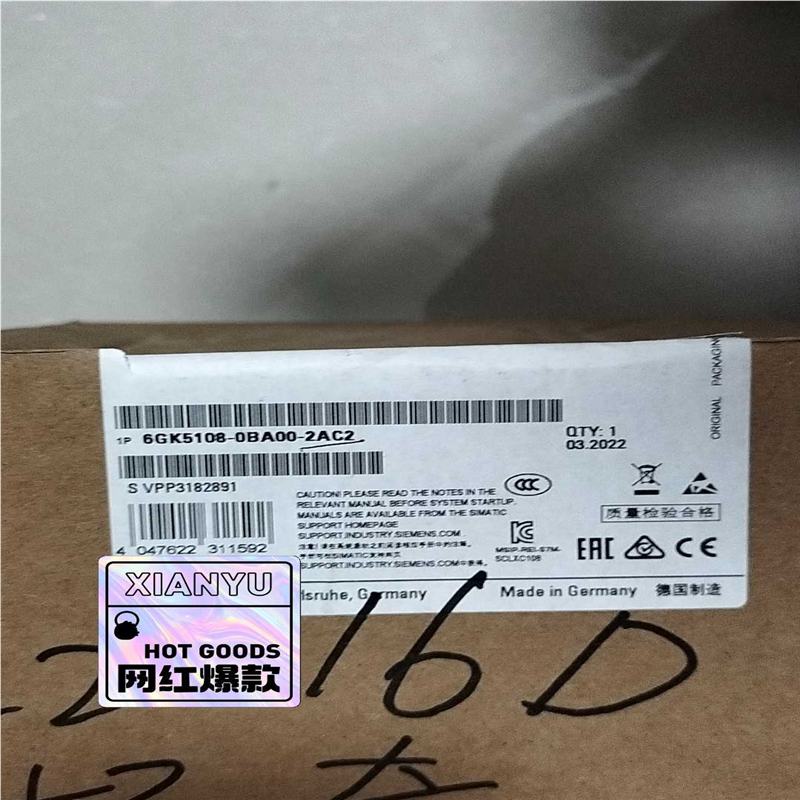 议~6GK5108-0BA00-2AC2未开封
