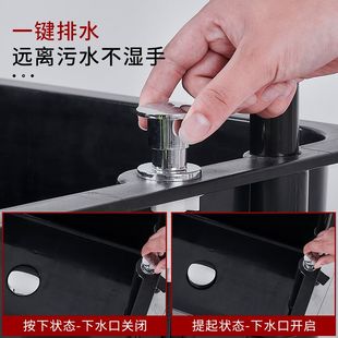 不锈钢移动拖把池沥水挂架卫生间阳台墩布架落地扫把拖把架收纳架