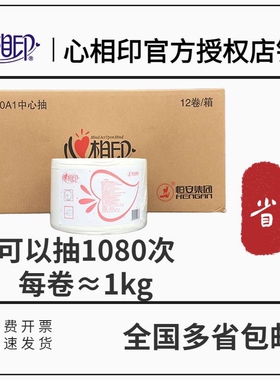 心相印中心抽大卷纸加厚两层抽取式厕所酒店宾馆场大盘纸ZB0A1