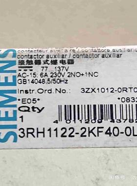 3RH1122-2KF40-0LA0实物图议价3R~询价