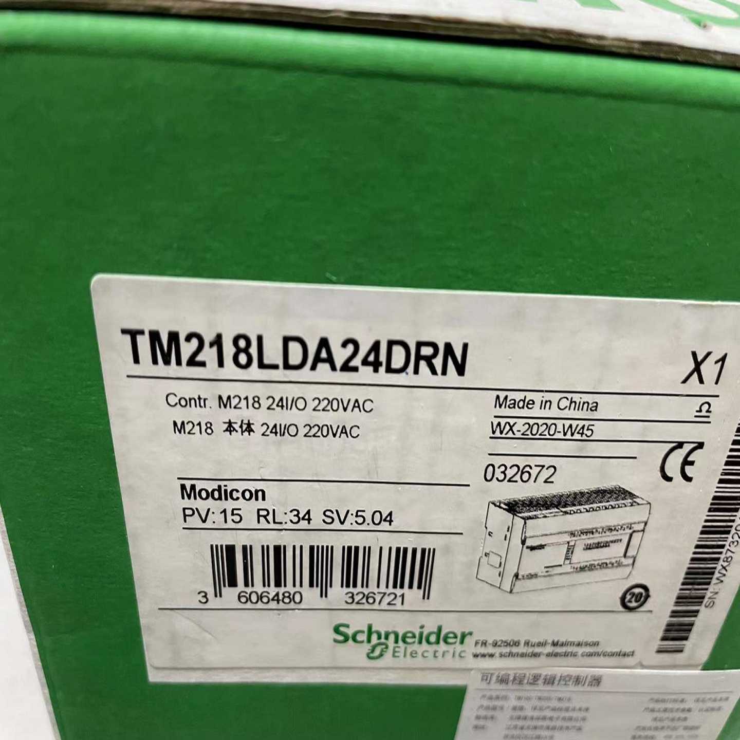 配件施耐德全新现货TM218LDA40DRN TM238LFDC24DT议价
