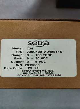 西特真空计730G100TAD42BT1K，0-100Tor【白零商行】