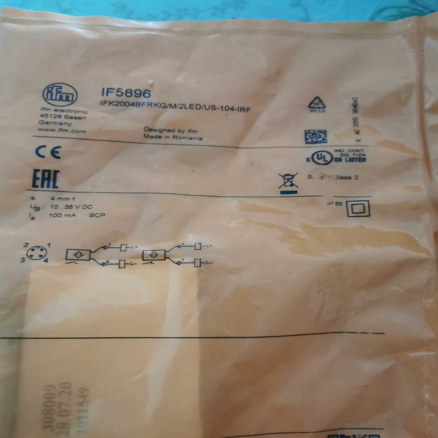 易福门IF5896询价