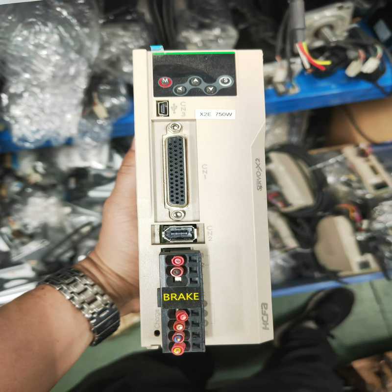 议价禾川X2系列750W伺服电机带刹车，驱动：SV-X2EA07