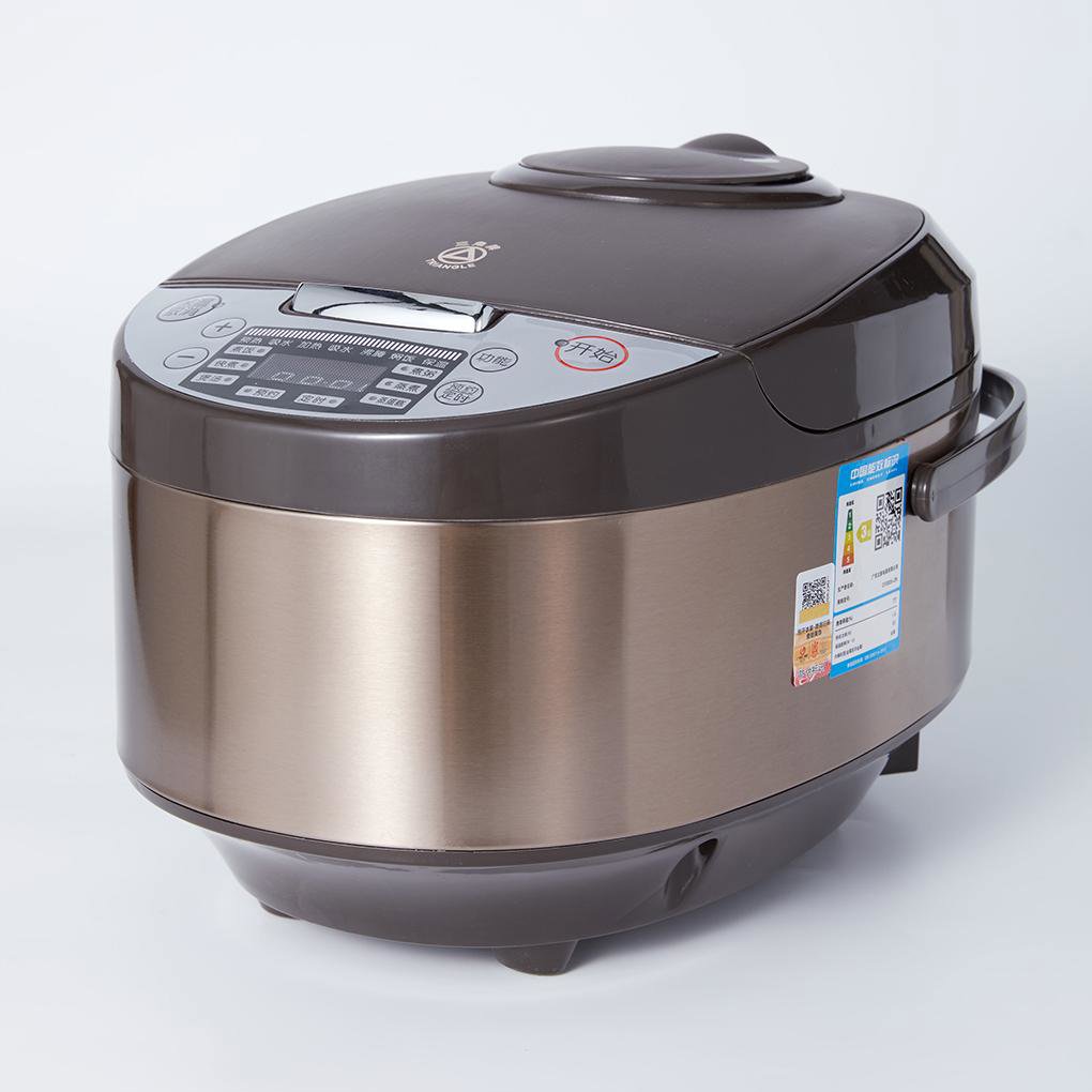 三角智能电饭锅家用智能快煮小型不粘锅加厚釜胆3L-5L西施煲