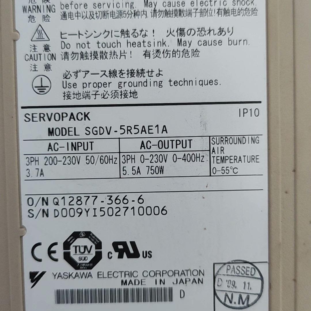 安川SGDV-5R5AE1A（电子设备）