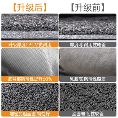 入户门地垫家用丝圈进门脚垫高端地毯易打理门垫门口耐脏防滑垫子