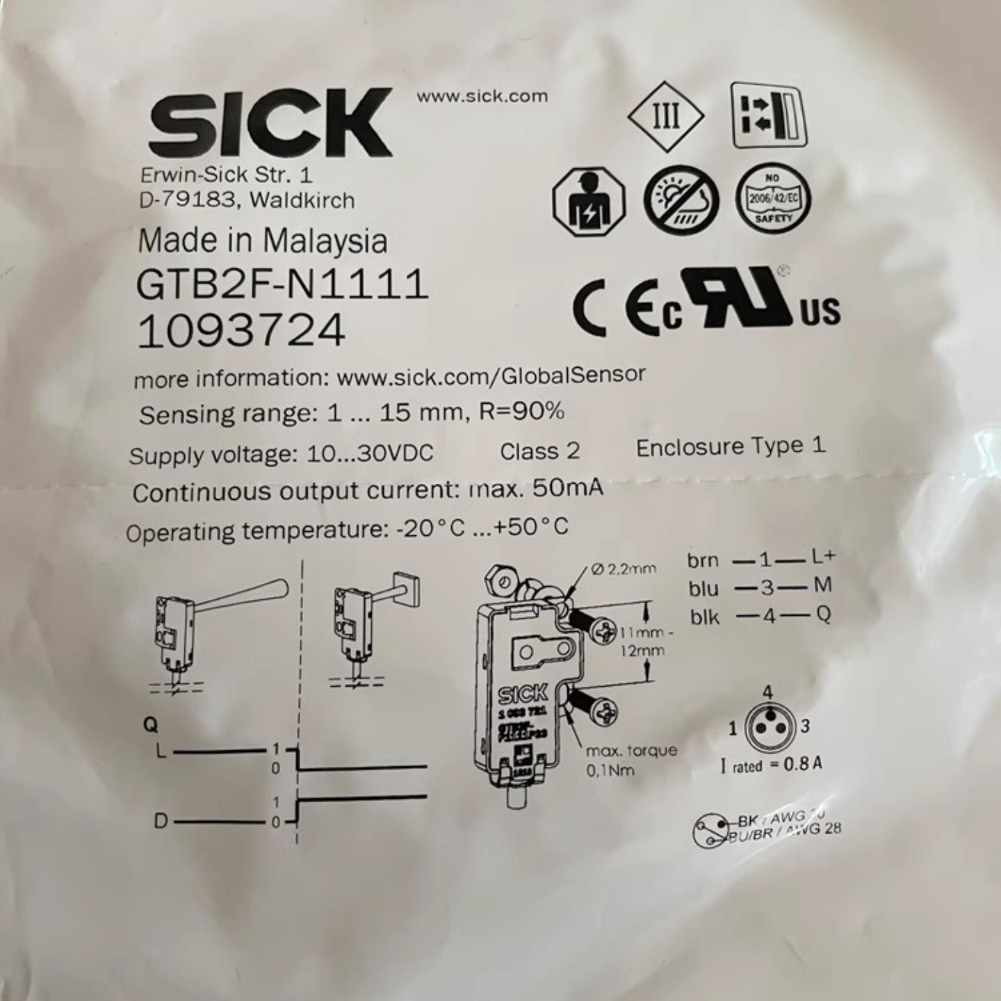 议价-原装德国西克SICXK光电开关GTB2F-N1111GE2S-N1311GS2S-D1