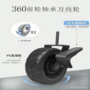 2U8K折叠购物手拉车户外露营车四轮拉杆小推车营地野营买菜小拖车