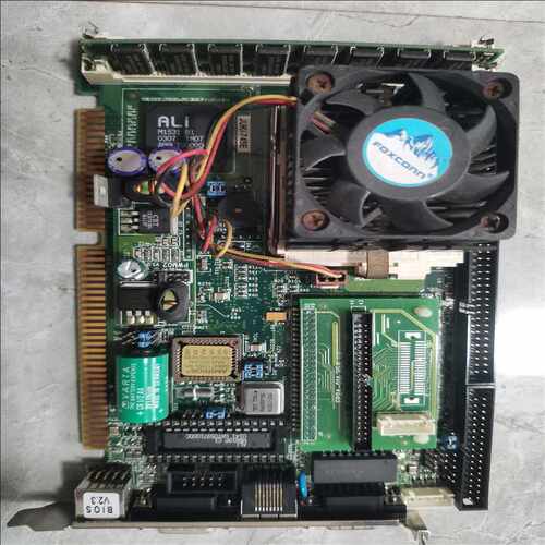 JUKI-745E主板，带内存和CPU，实物图，看好再拍。（耶耶电子）