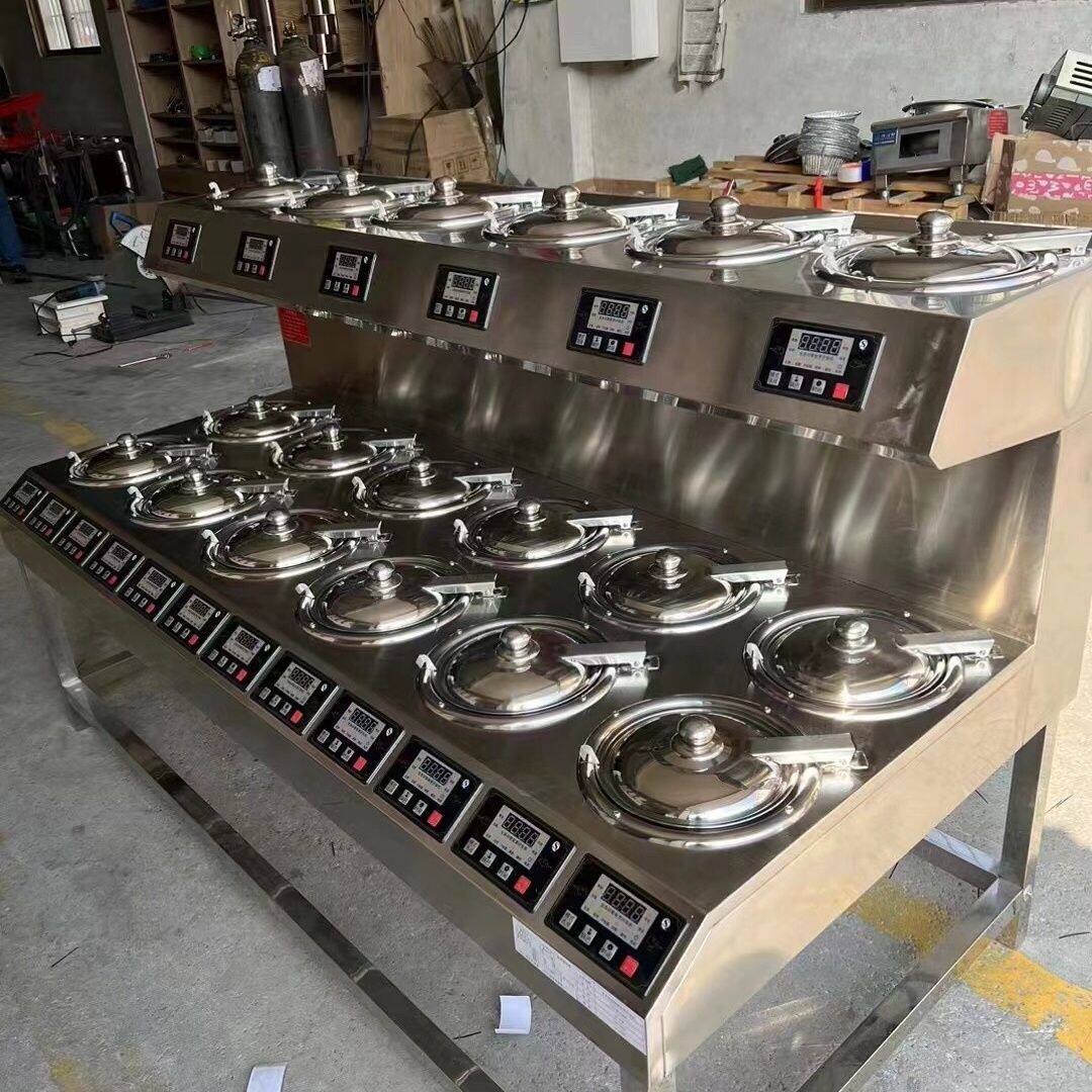 智能光波煲仔饭机商用全自动大功率高效出餐砂煲瓦煲堂食外卖专用