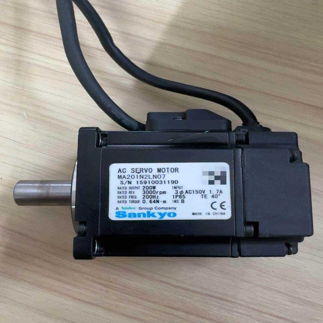 议价拆机三协伺服电机MA201N2LN07， 测试功能完好，八成