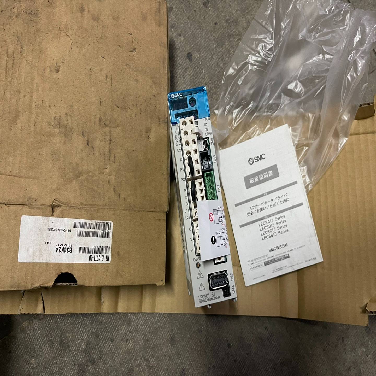 全新SMC伺服驱动器LECSB2-S7--议价商品