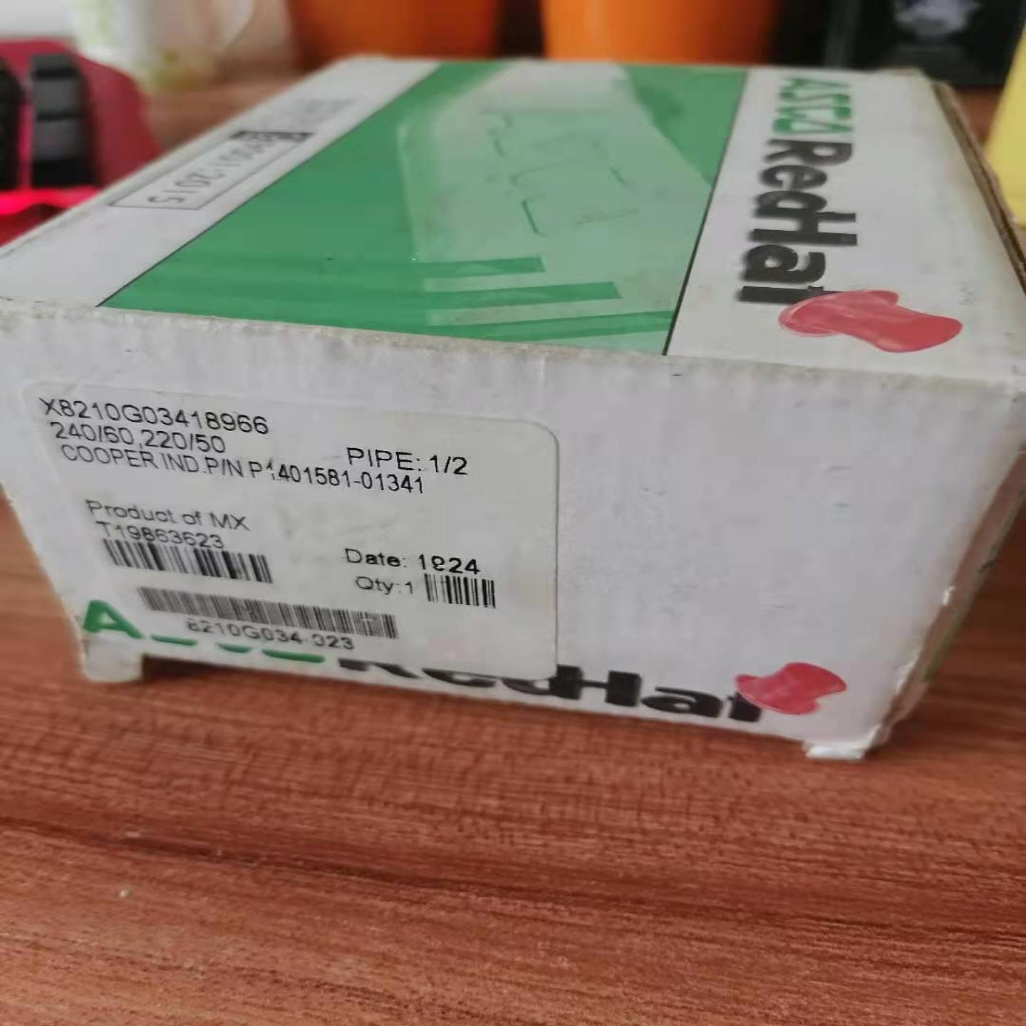 **ASCO电磁阀X8210G034 TPL18966 220/50 PIPE1/2 X8210G03418*