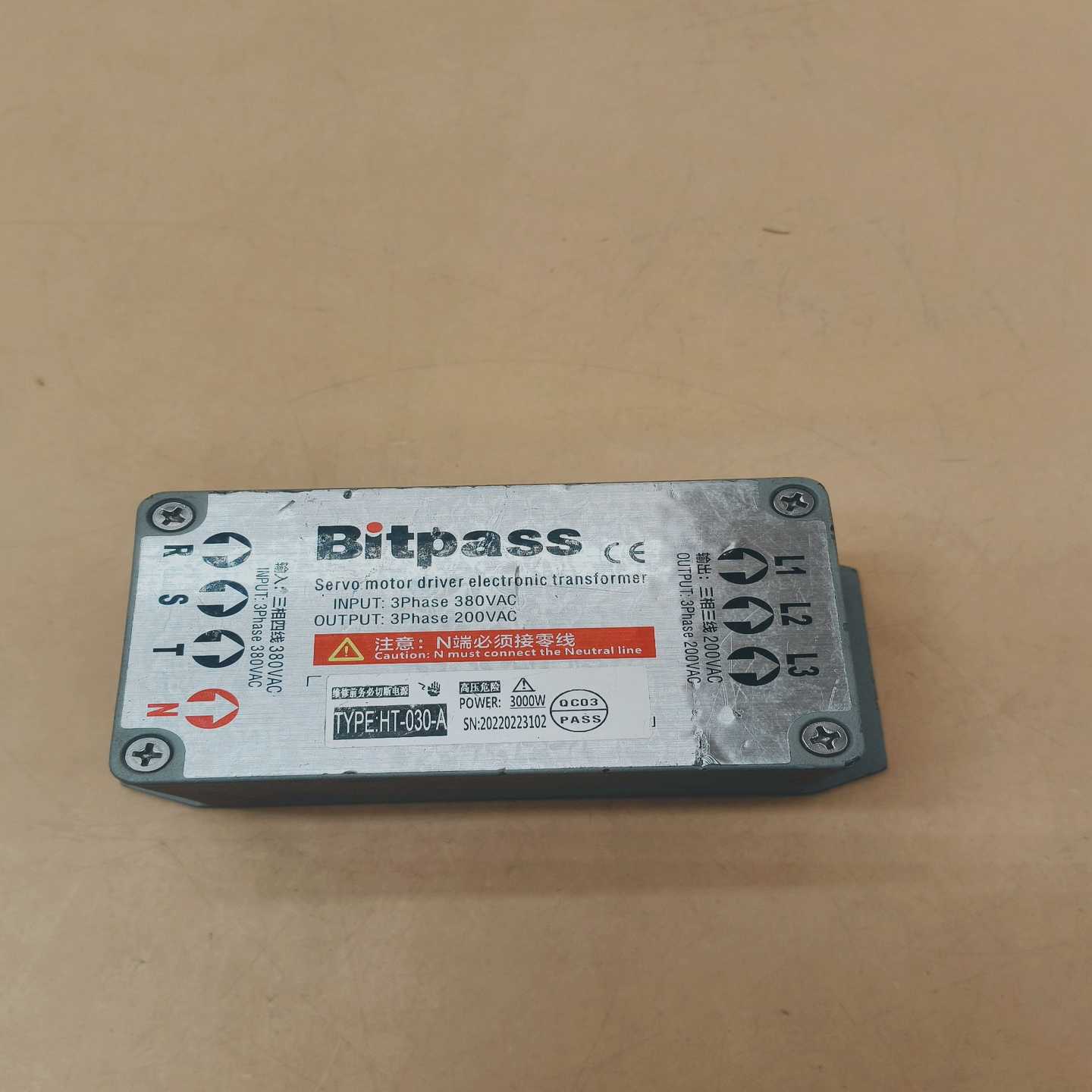 (询价)Bitpass伺服电子变压器HT-030-A顺丰