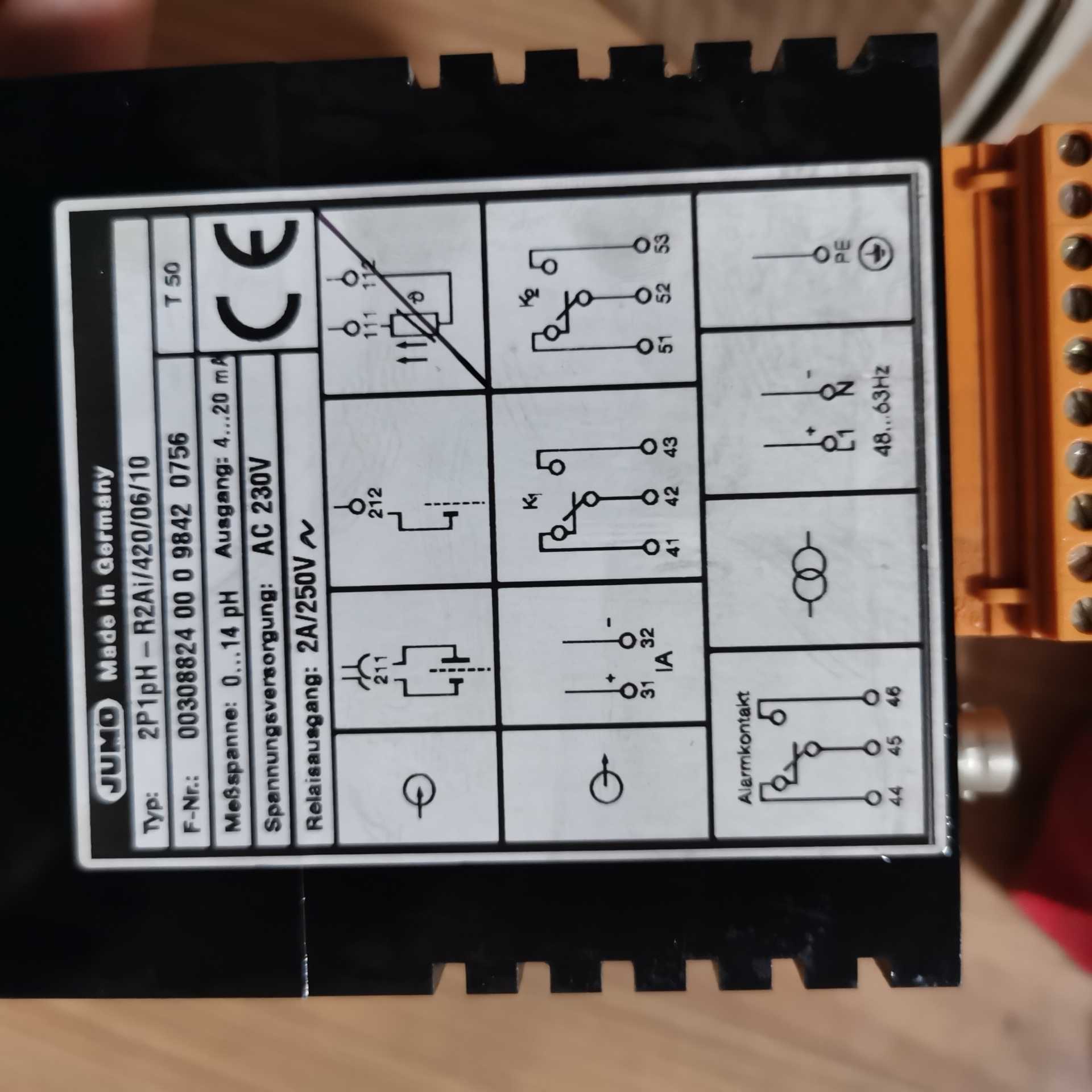 德国久茂jumo 2P1PH-R2A429~询价