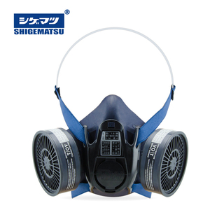 日本重松制作所TW02S防尘防毒面具TW02面罩化工喷漆防尘甲醛电焊
