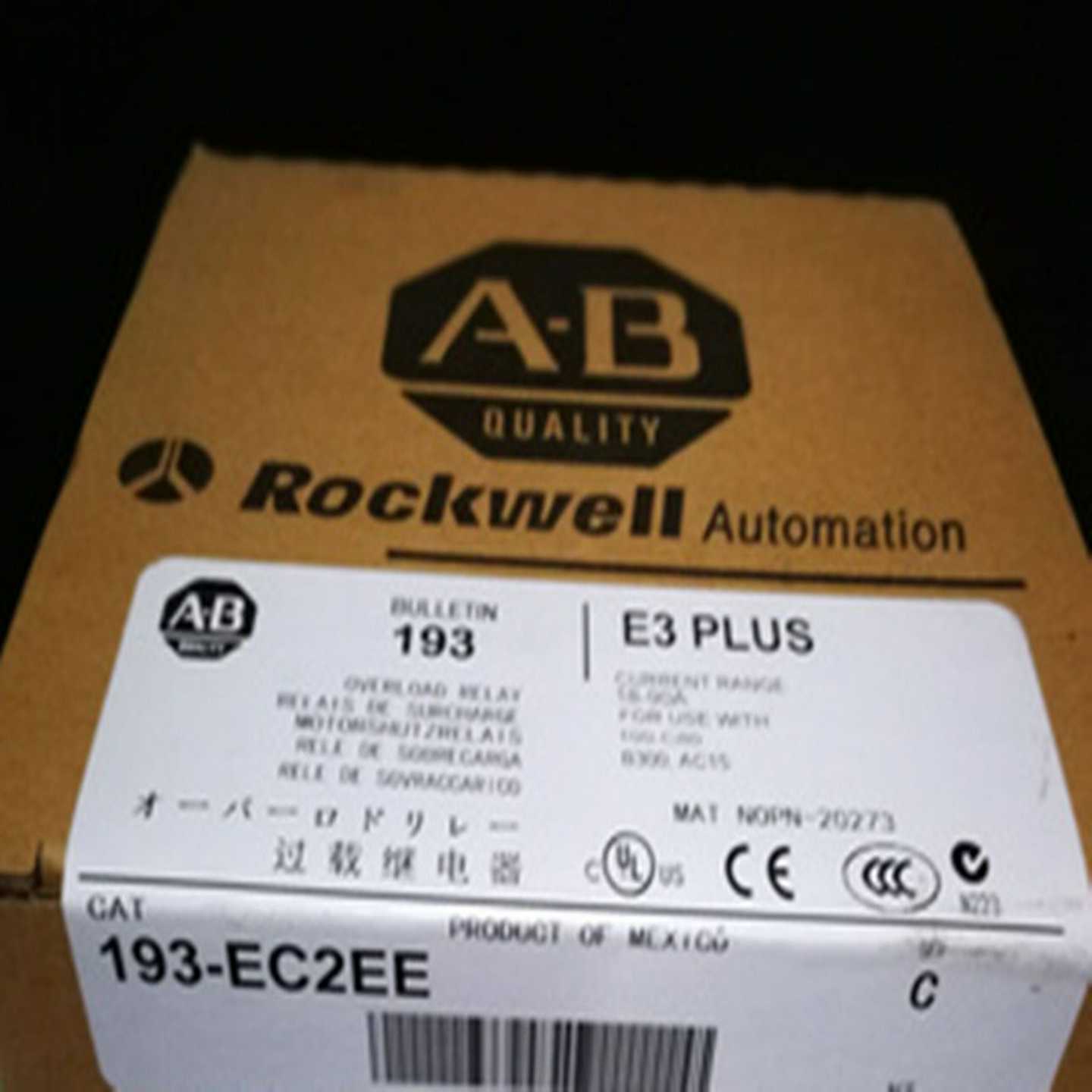 配件AB罗克韦尔继电器E3 PLUS 193-EC2DD 193-EC3FF 全新原装议价
