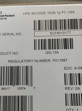 【星慕电子】HP HPE SN1200E 870001-001 16GB
