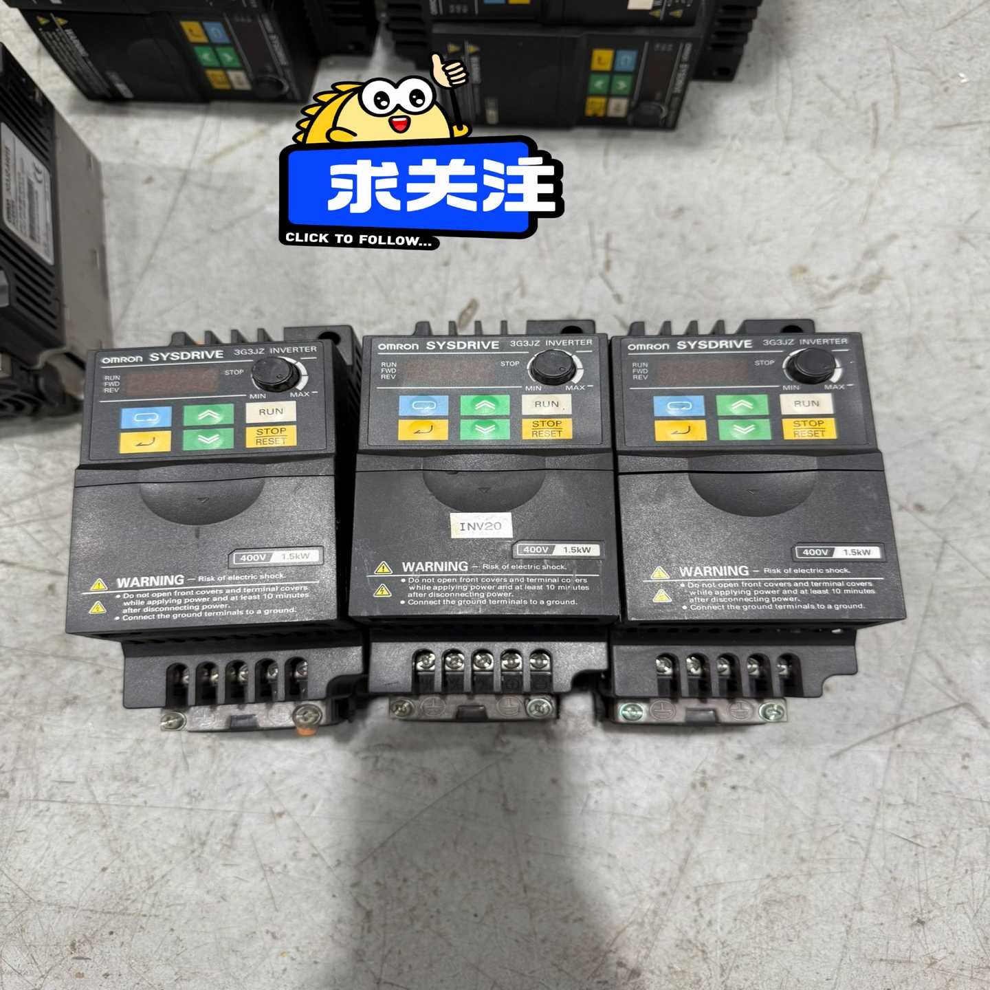 (询价)变频器3G3JZ-A4015，1.5KW，380V实物