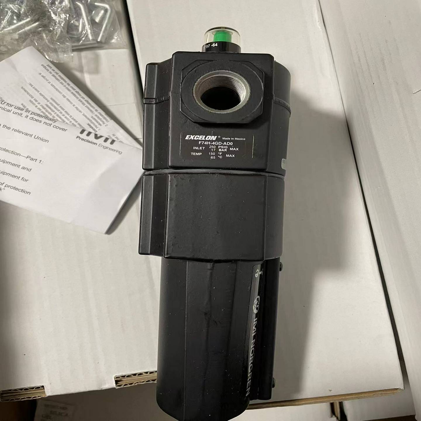 配件F74H-4GD-AD0诺冠Norgren除油过滤器G12螺纹议价