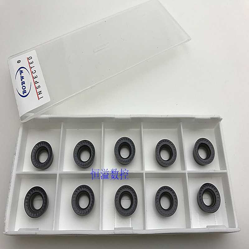 BOBWW R5和R6圆刀片 RPMT10T3/1204MO-W BB180 铣刀片 R5 R6