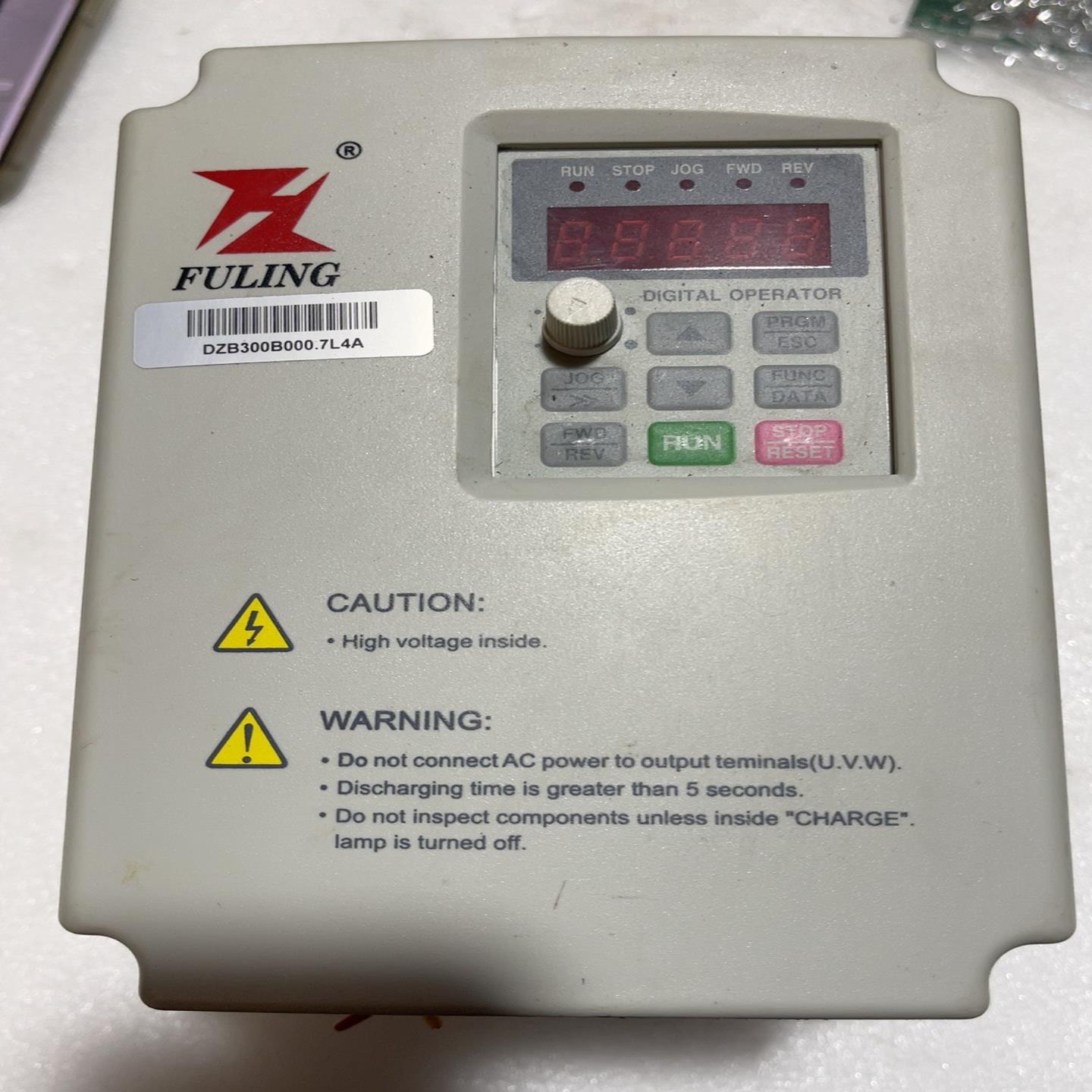 富凌变频器DZB300B000.7L4A一台0.75kw3询价