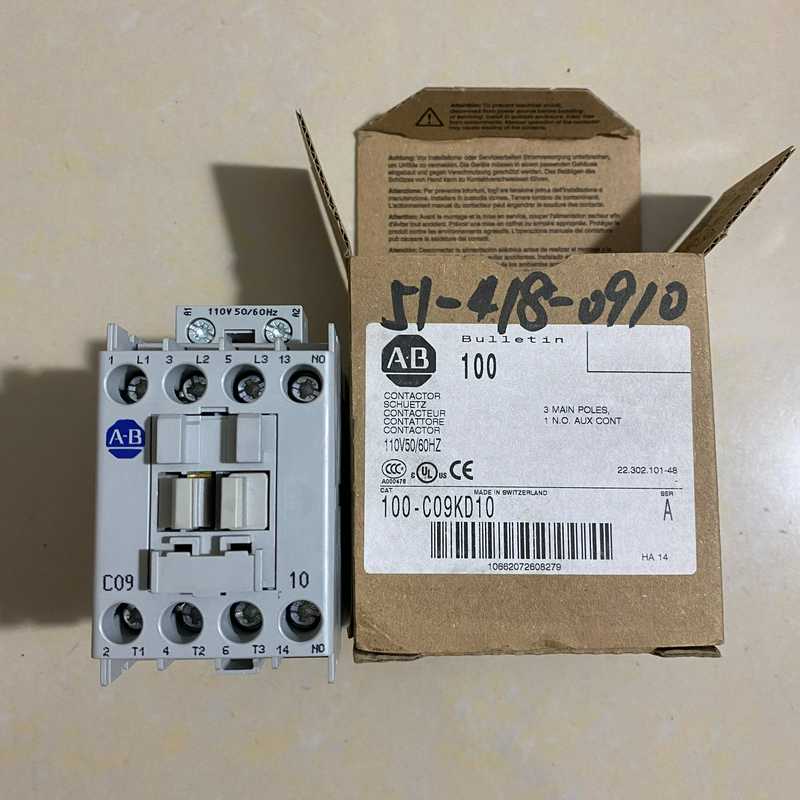 AB接触器100-C09KD10 线圈电压110V 议价