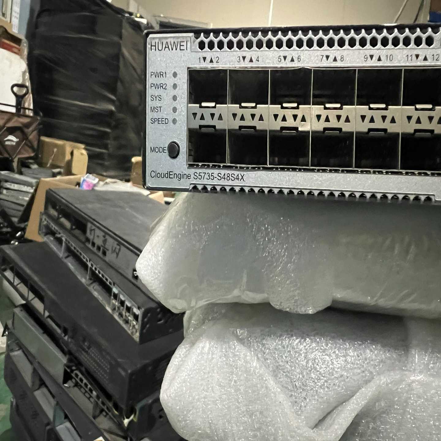 询价~华为S5735-S48S4X全光口三层交换机，48千兆光口，