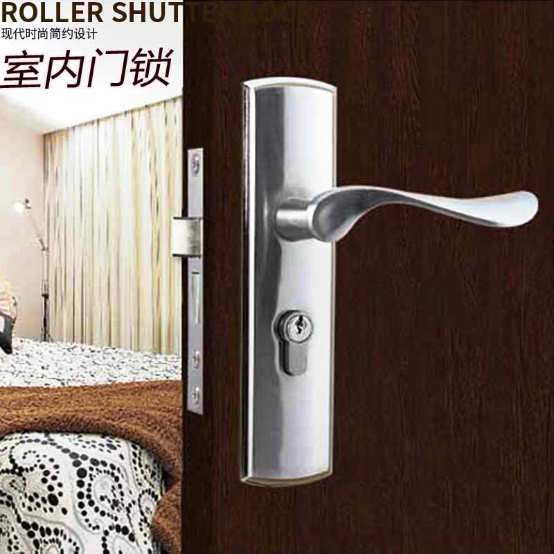 铝合金双舌出租房门锁 木门家用工程简约室内卧室卫生间执手
