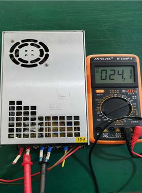 (询价)明纬开关电源，型号SE-450-24，功能，成色如图所示