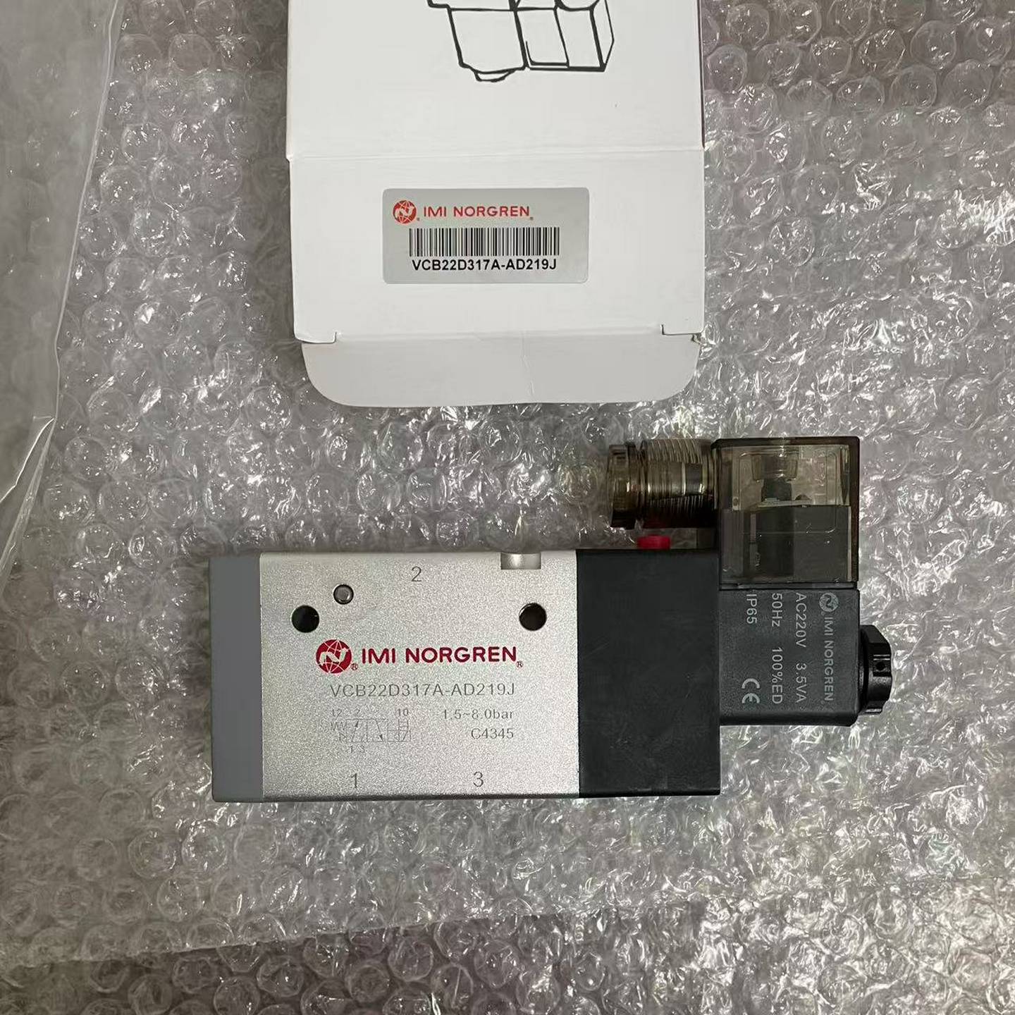 配件VCB22D317A-AD219J诺冠Norgren先导式电磁阀G12螺议价