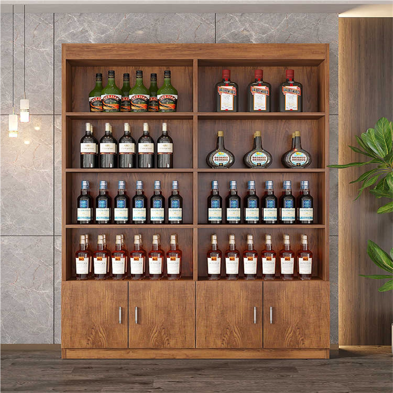 便利店烟酒展示柜烟酒店背柜酒柜产展示架样陈列柜台茶叶
