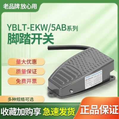 脚踏开关带线头自复位点动踏板开关YBLT-EKW/5A/B 220V