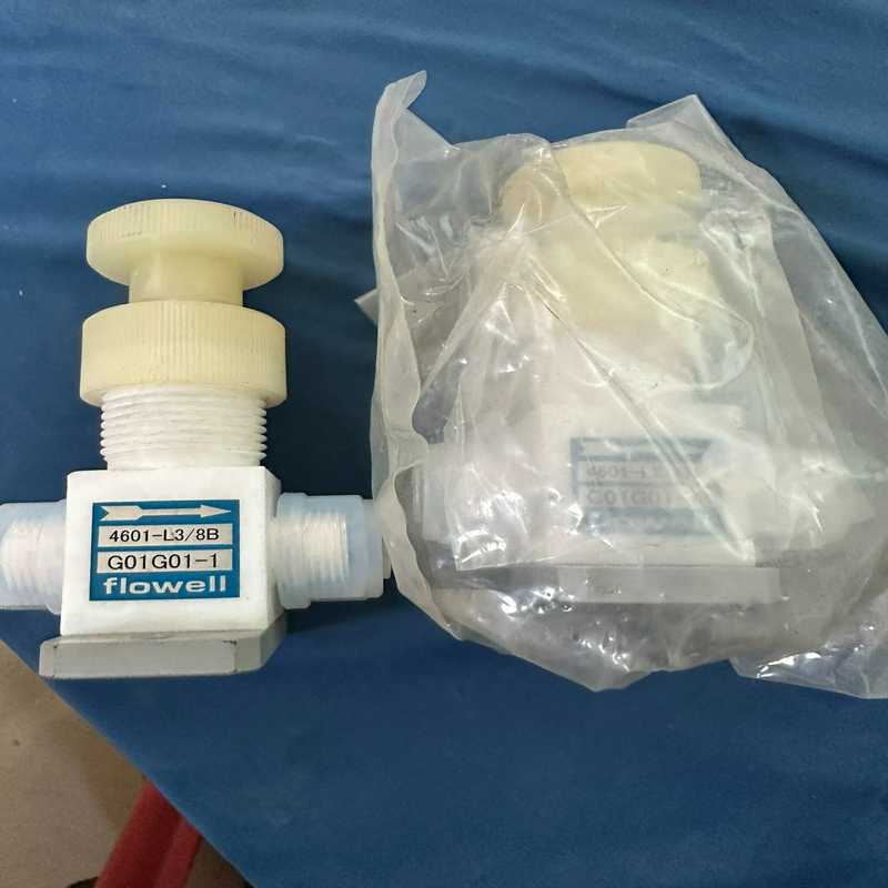 议价FLOWELL可溶性聚四氟乙烯PFA耐酸碱调压针阀4601-