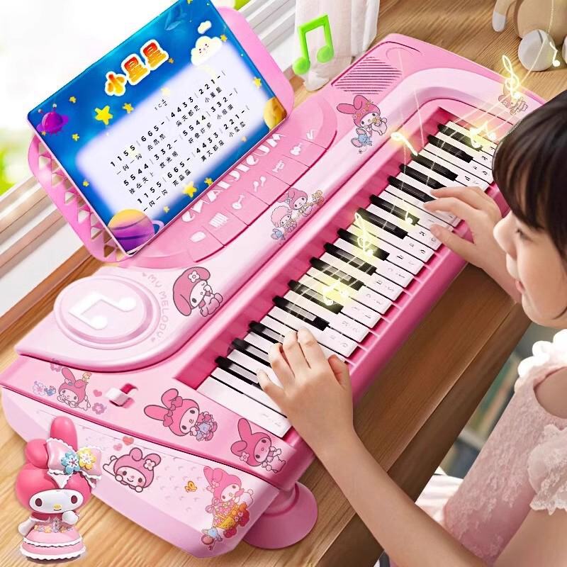 儿童电子琴玩具初学者可弹奏小钢琴3-6岁宝宝5女孩2024年生日