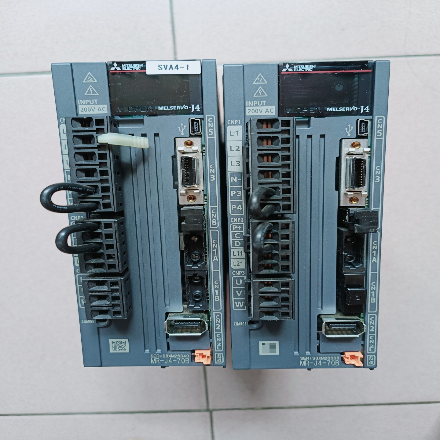 (询价)三菱伺服控制器MR-J4-70B带电机HF-KP73B