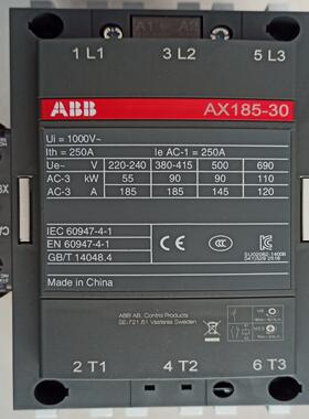 询价~ABB交流接触器AX185-30-11