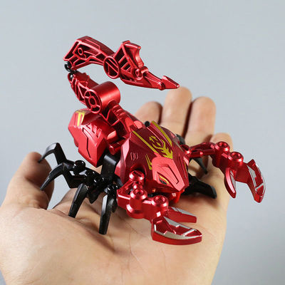 男生机器人玩具变形蝎子钢甲兽合体昆虫螳螂甲虫模型金刚机械战