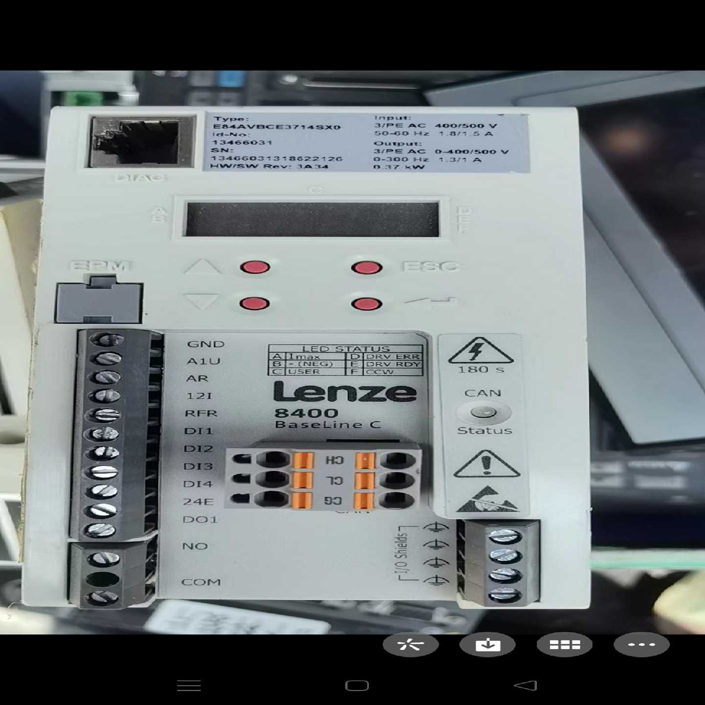 议价拆机伦茨变频器2台！二手