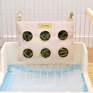 兔子草袋外置大容量挂式专用浪费草架 荷兰猪豚鼠龙猫小宠用品