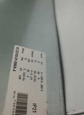 ABB变频器45KW  ACS510-01-069A-4 不~询价